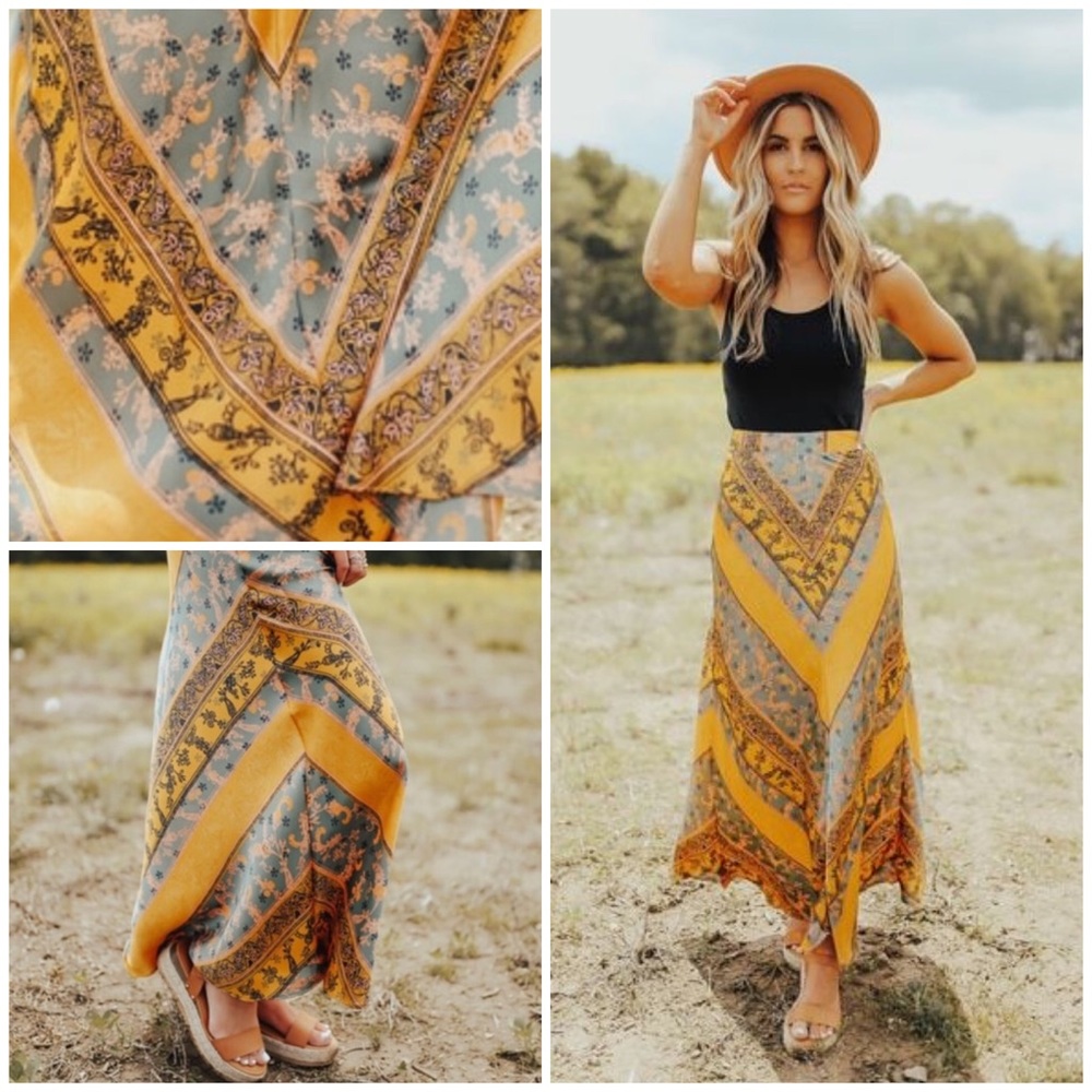 Free People Rio Maxi Skirt